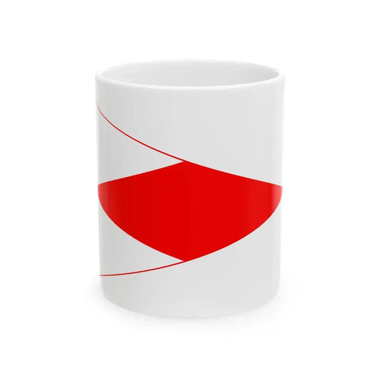 Indian Harbor Yacht Club Burgee (United States) White Coffee Mug 11oz - Go Mug Yourself