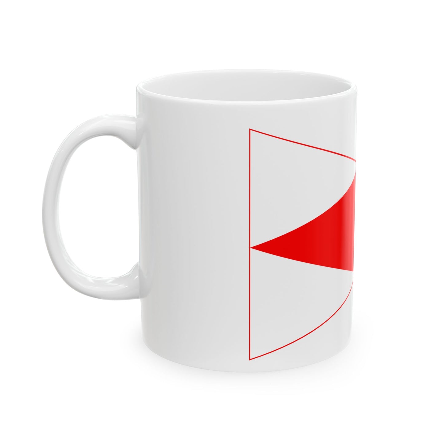 Indian Harbor Yacht Club Burgee (United States) White Coffee Mug-Go Mug Yourself