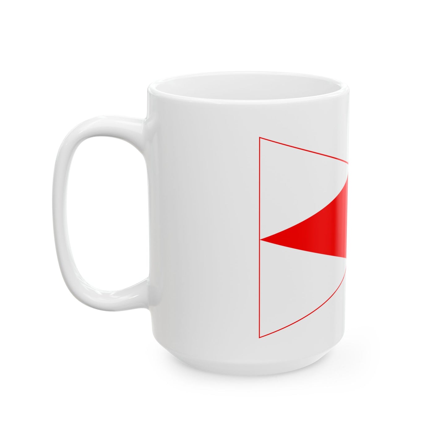 Indian Harbor Yacht Club Burgee (United States) White Coffee Mug-Go Mug Yourself