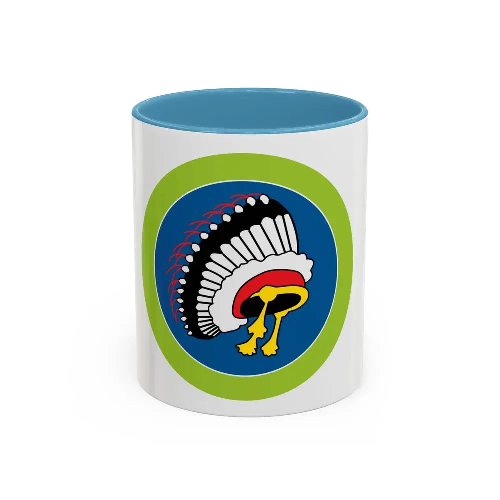 Indian Lore (Boy Scout Merit Badge) Accent Coffee Mug 11oz Light Blue - Go Mug Yourself