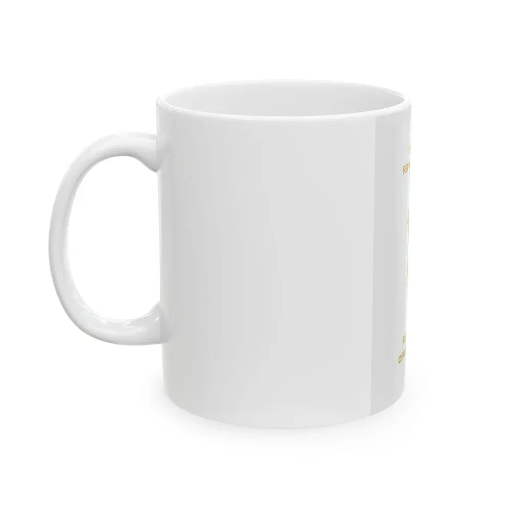 Indian Official Passport - White Coffee Mug - Go Mug Yourself