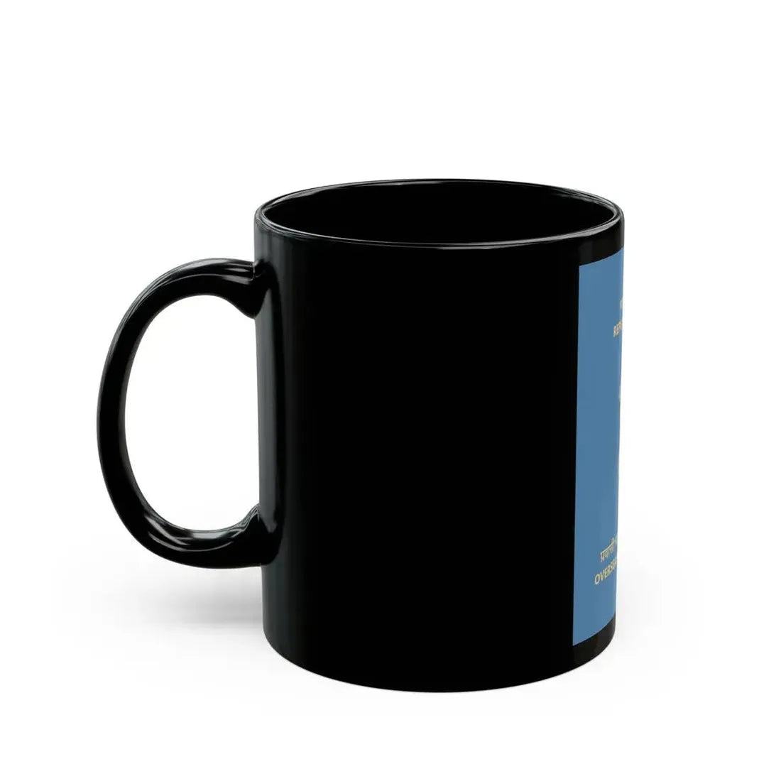 Indian Overseas Card - Black Coffee Mug - Go Mug Yourself