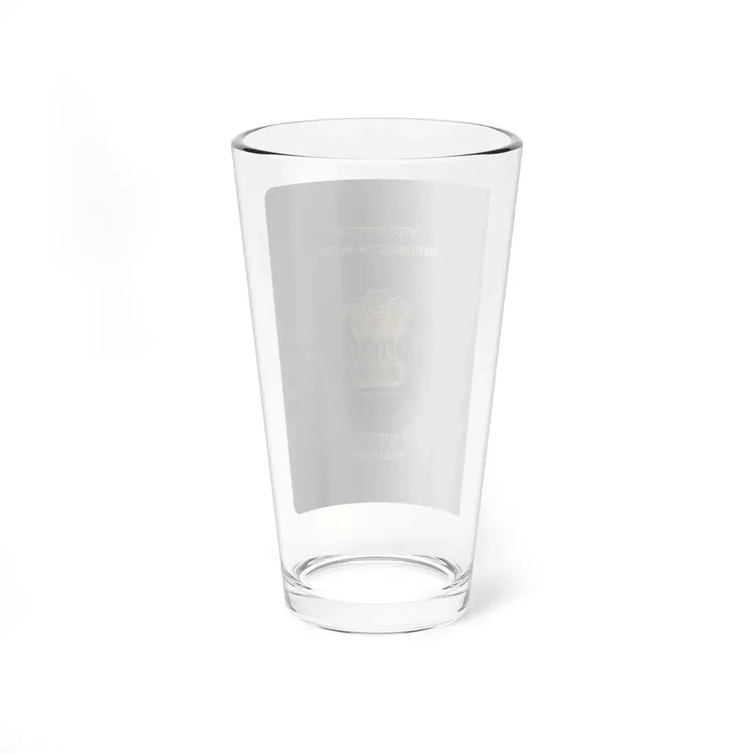 Indian Passport - Pint Glass 16oz - Go Mug Yourself