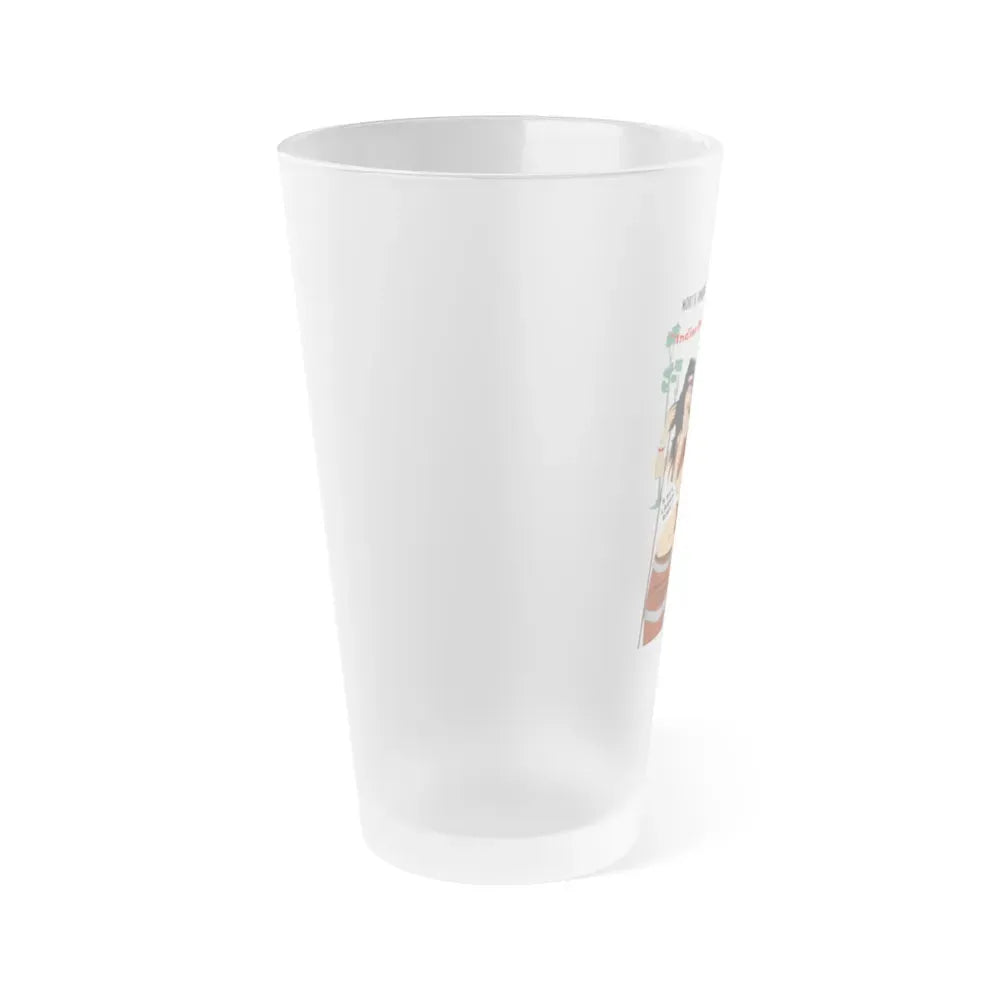 INDIAN RAID, INDIAN MADE 1969 Movie Poster - Frosted Pint Glass 16oz - Go Mug Yourself