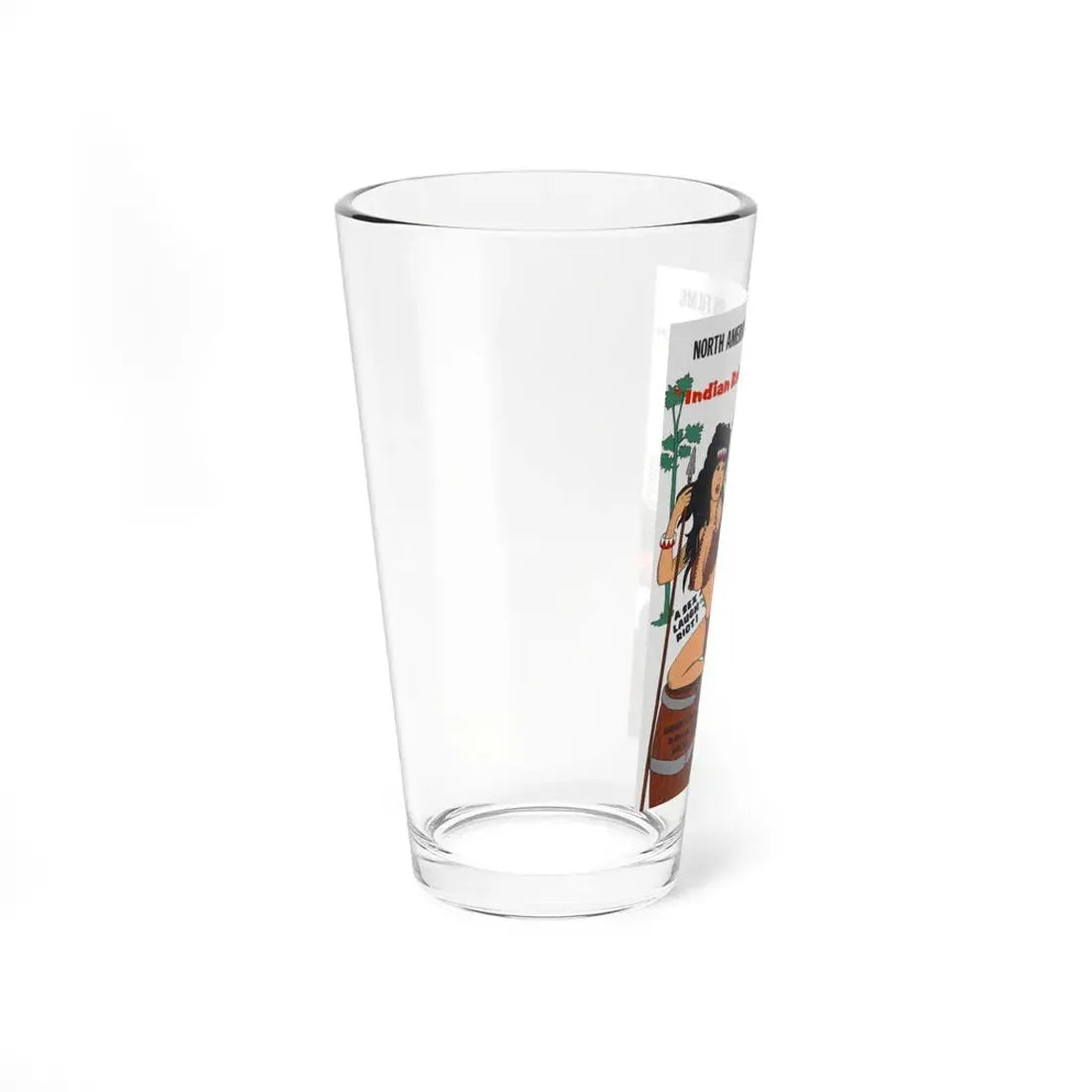 INDIAN RAID, INDIAN MADE 1969 Movie Poster - Pint Glass 16oz - Go Mug Yourself