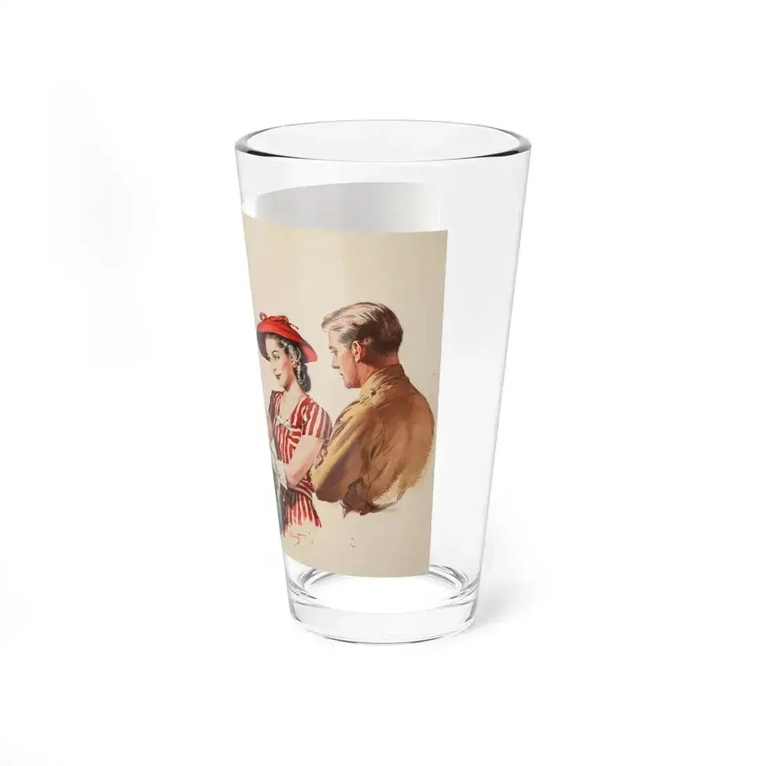 Indian Summer, probable magazine interior illustration - Pint Glass 16oz - Go Mug Yourself