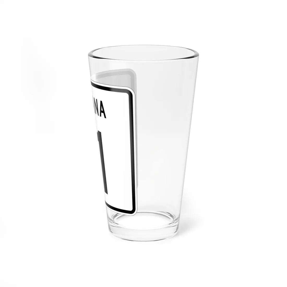 Indiana 11 (Indiana) (Road Sign) Pint Glass 16oz - Go Mug Yourself