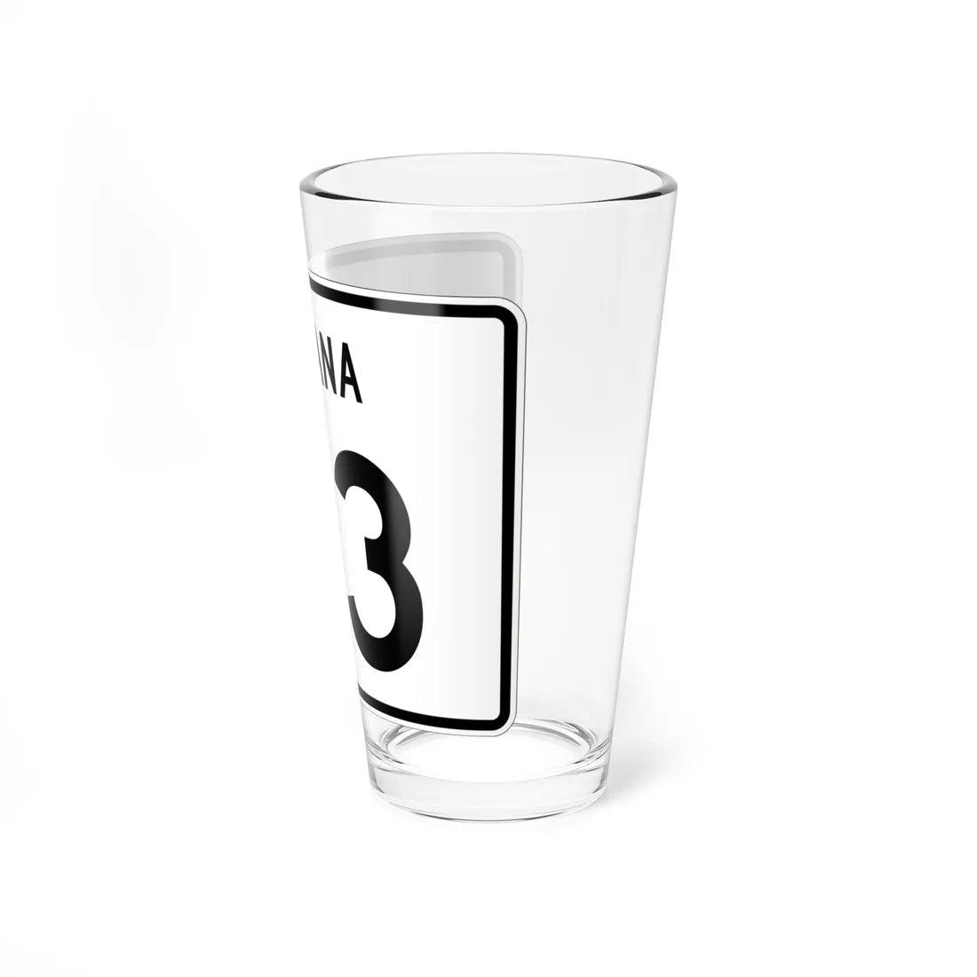 Indiana 113 (Indiana) (Road Sign) Pint Glass 16oz - Go Mug Yourself