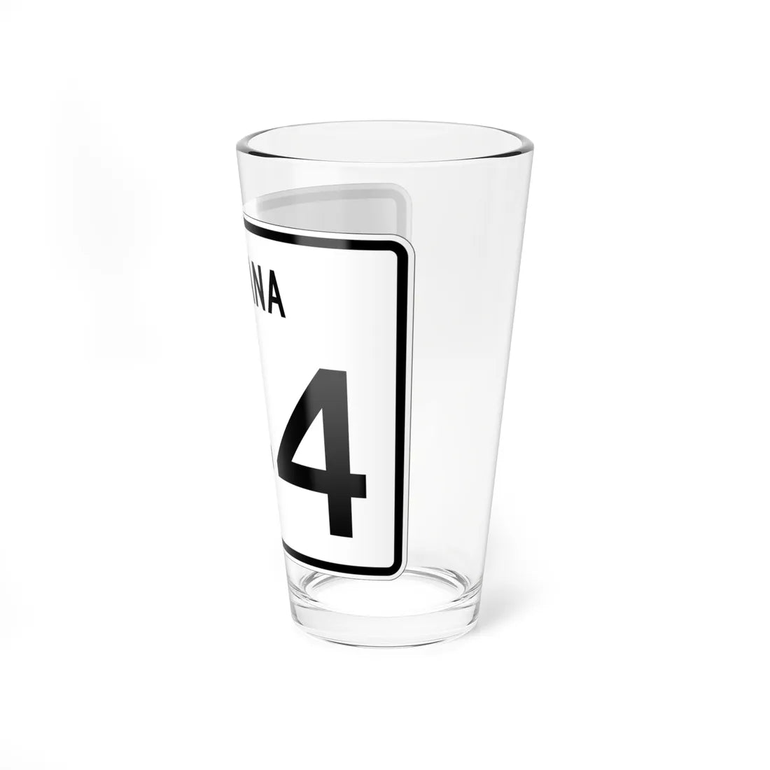 Indiana 144 (Indiana) (Road Sign) Pint Glass 16oz - Go Mug Yourself