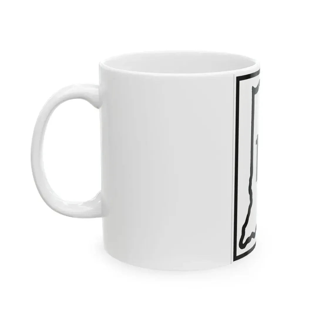 Indiana 146 1926 (Indiana) (Road Sign) White Coffee Mug - Go Mug Yourself