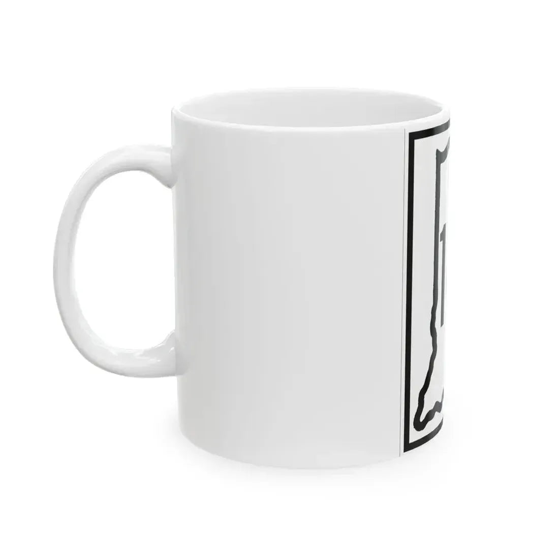 Indiana 146 1940 (Indiana) (Road Sign) White Coffee Mug - Go Mug Yourself