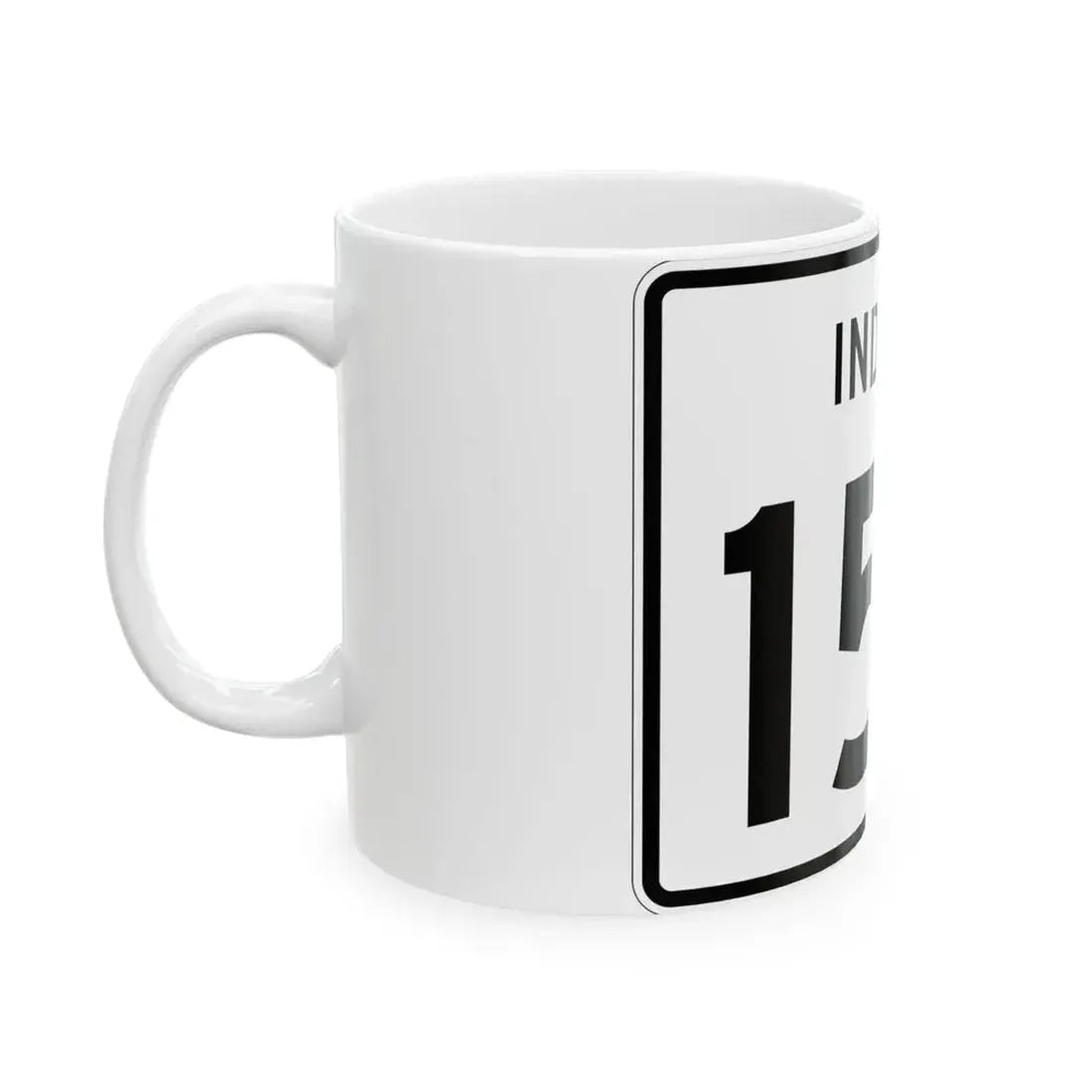 Indiana 157 (Indiana) (Road Sign) White Coffee Mug - Go Mug Yourself