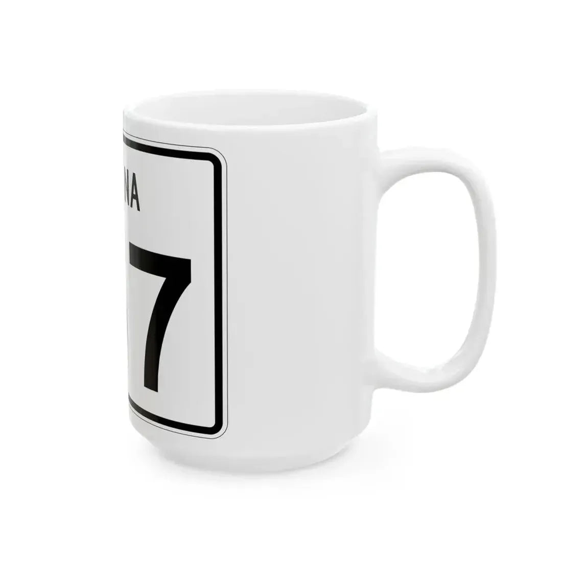 Indiana 157 (Indiana) (Road Sign) White Coffee Mug - Go Mug Yourself