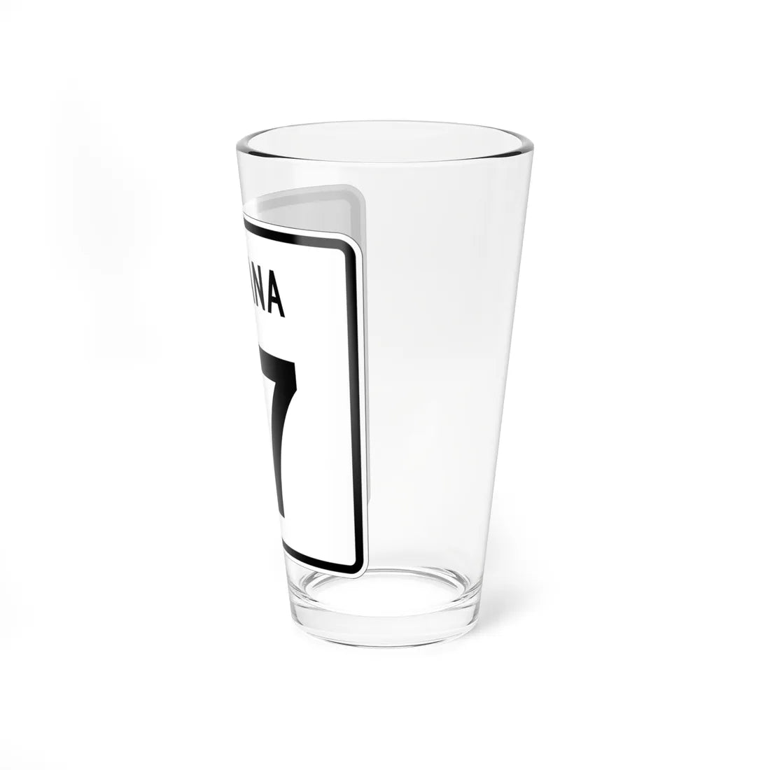 Indiana 17 (Indiana) (Road Sign) Pint Glass 16oz - Go Mug Yourself