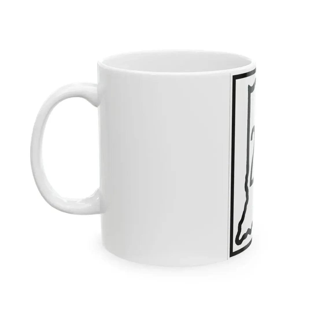 Indiana 230 (Indiana) (Road Sign) White Coffee Mug - Go Mug Yourself