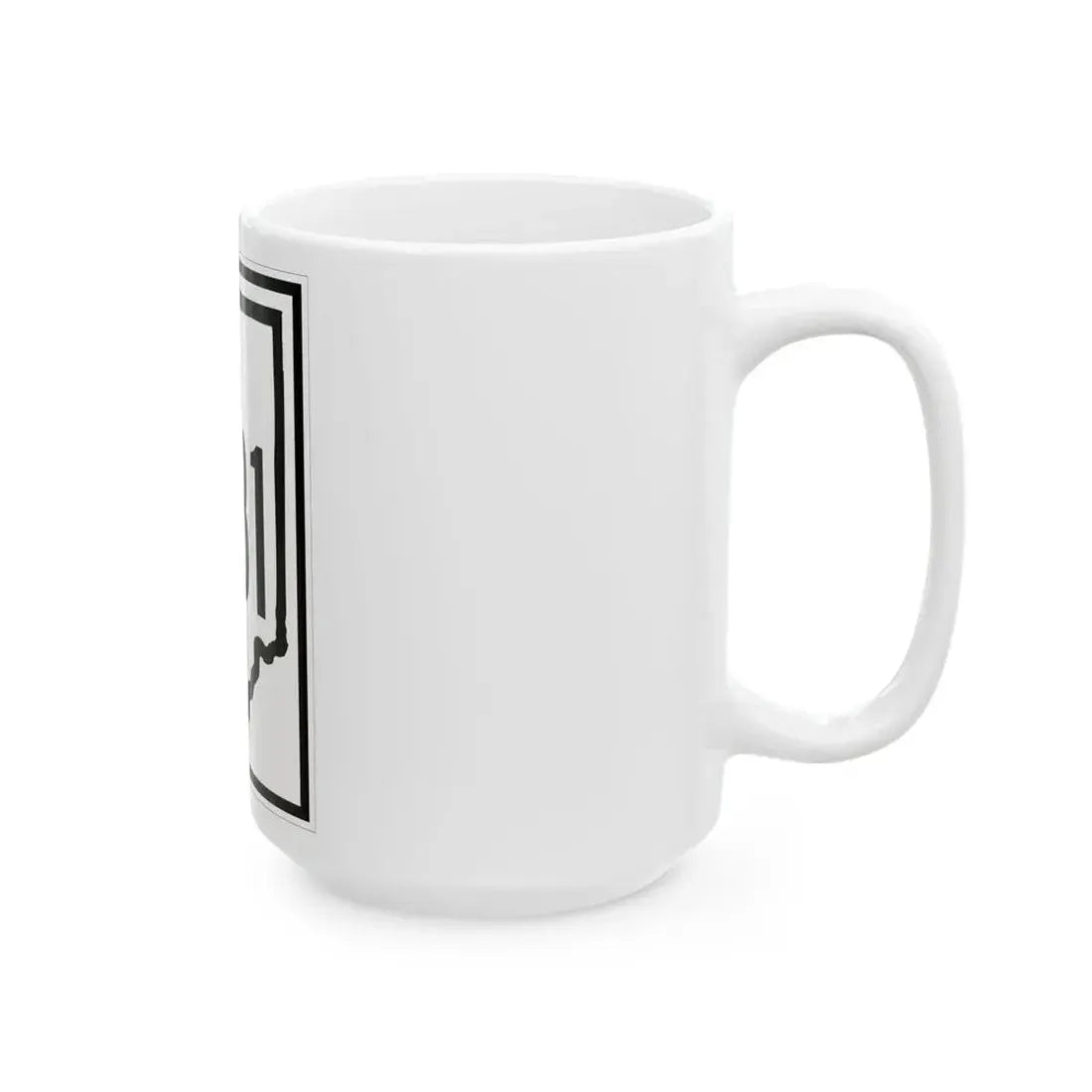 Indiana 231 1948 (Indiana) (Road Sign) White Coffee Mug - Go Mug Yourself