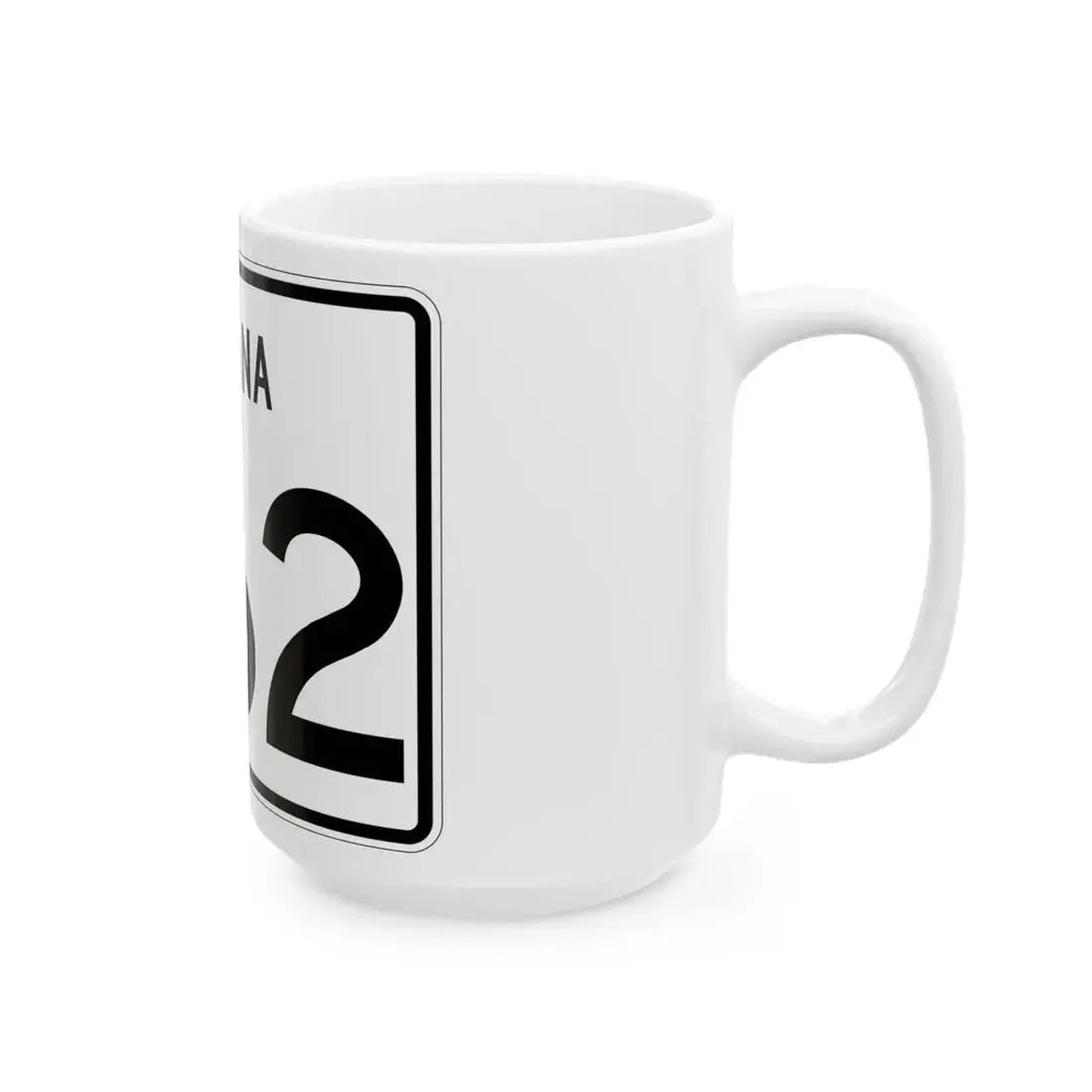Indiana 262 (Indiana) (Road Sign) White Coffee Mug - Go Mug Yourself