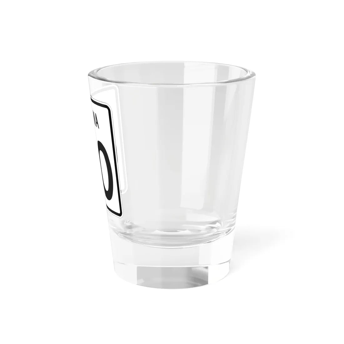 Indiana 2di (Indiana) (Road Sign) Shot Glass 1.5oz - Go Mug Yourself