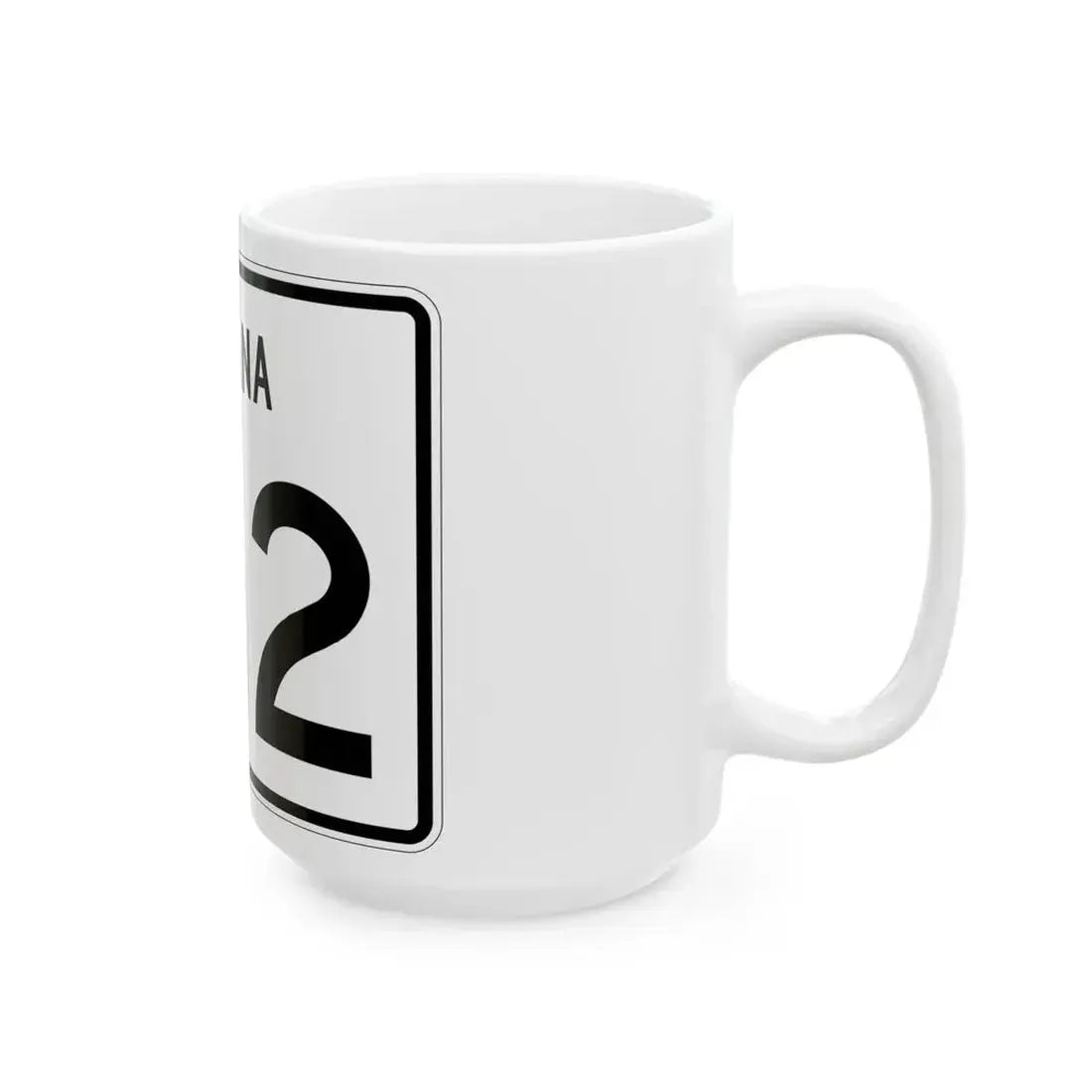 Indiana 312 (Indiana) (Road Sign) White Coffee Mug - Go Mug Yourself