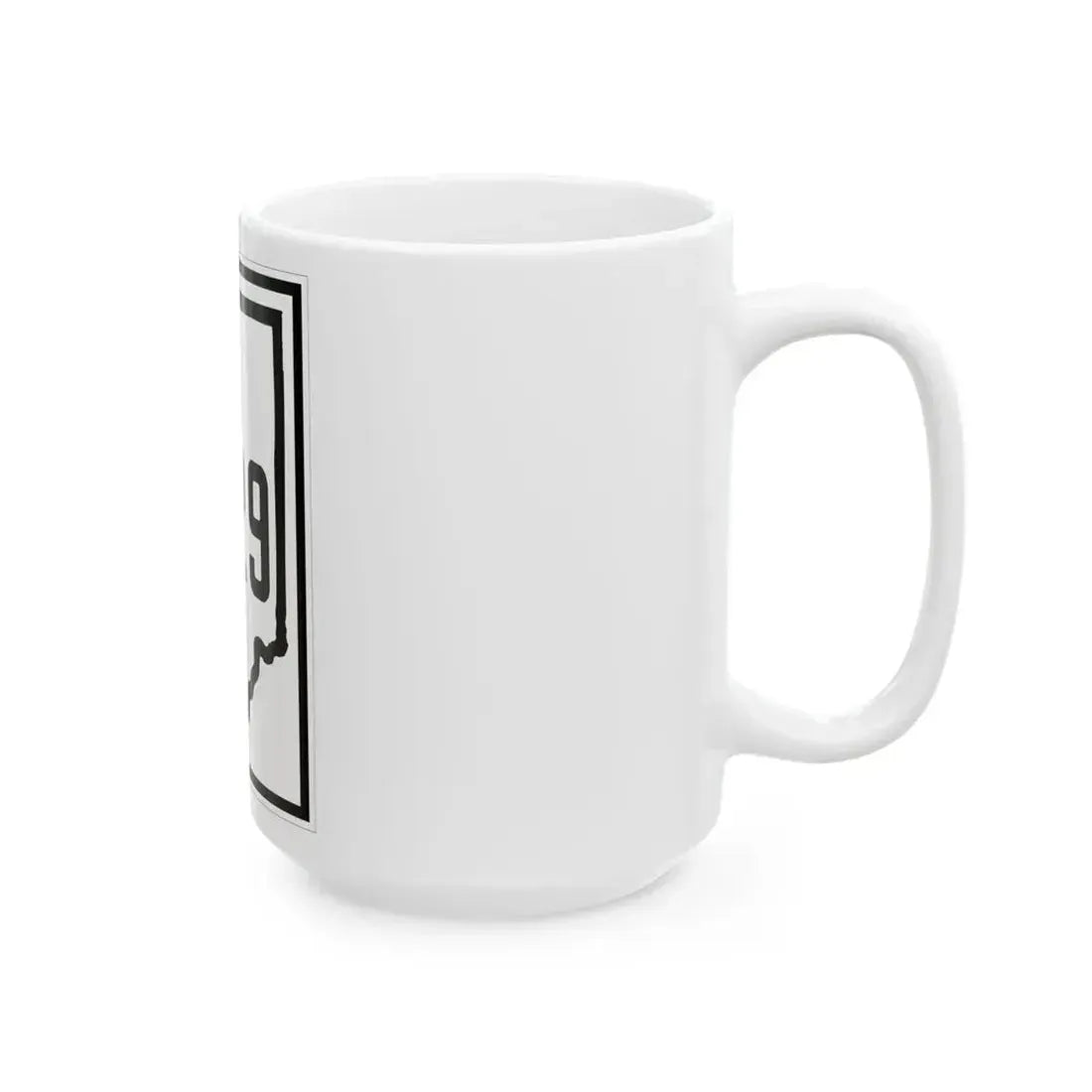 Indiana 329 1926 (Indiana) (Road Sign) White Coffee Mug - Go Mug Yourself