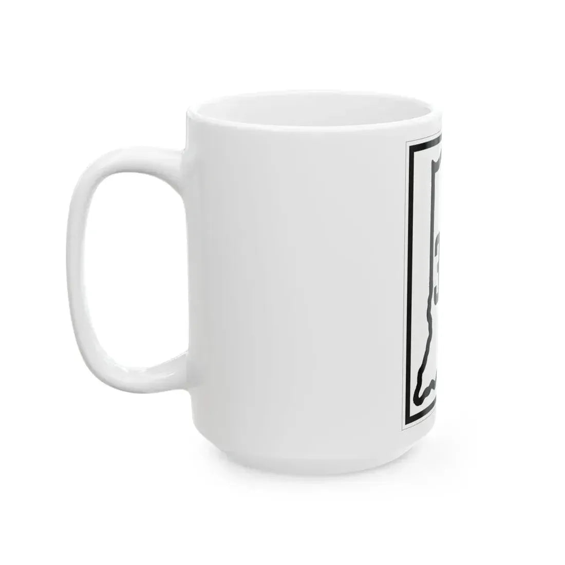 Indiana 330 1926 (Indiana) (Road Sign) White Coffee Mug - Go Mug Yourself