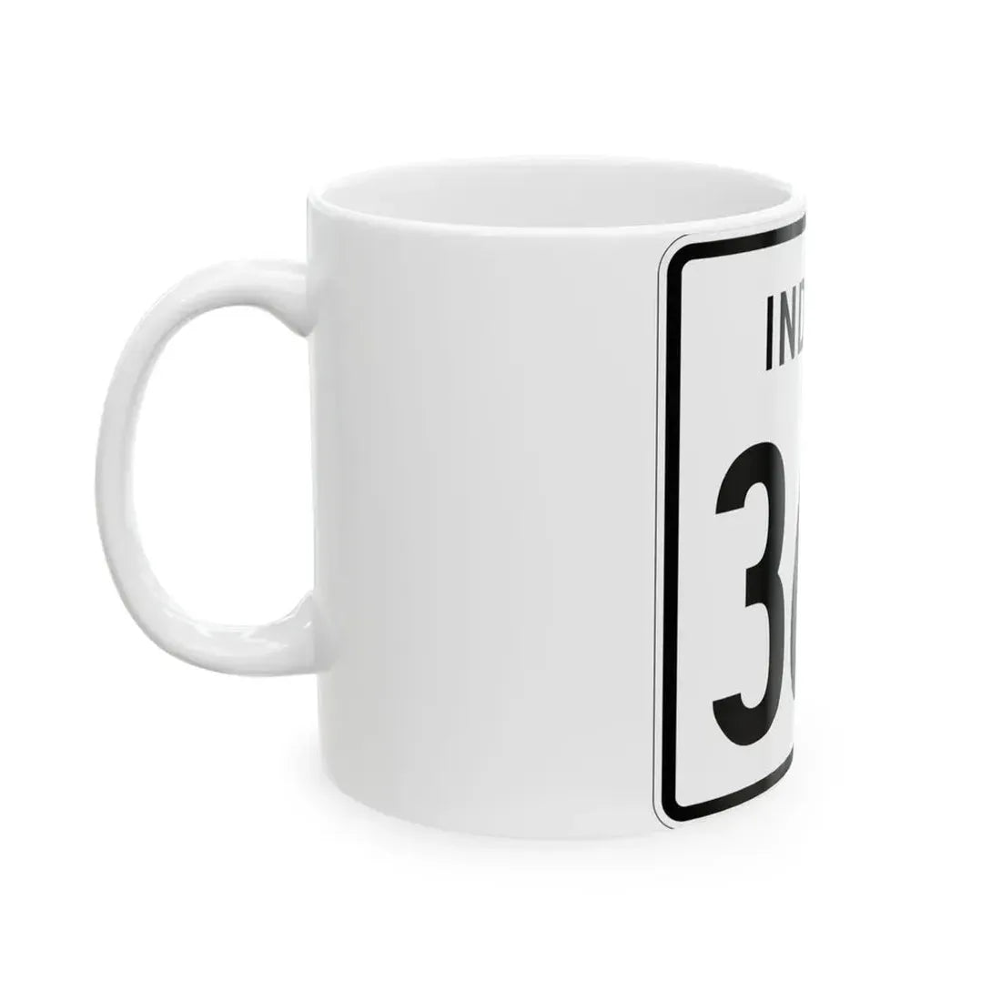 Indiana 367 1955 (Indiana) (Road Sign) White Coffee Mug - Go Mug Yourself