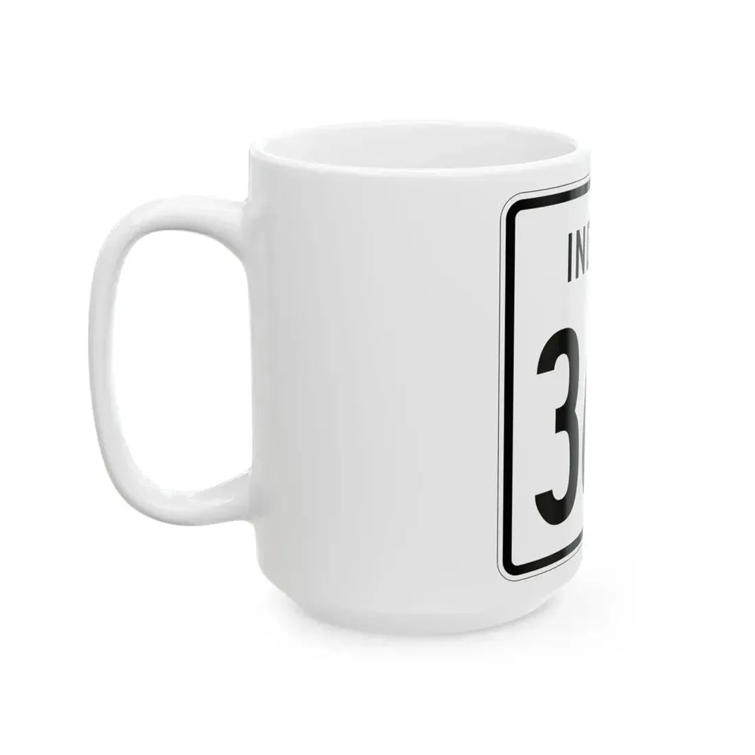 Indiana 367 1955 (Indiana) (Road Sign) White Coffee Mug - Go Mug Yourself