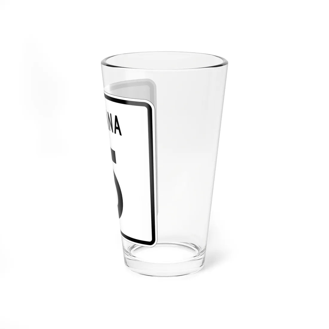 Indiana 5 1955 (Indiana) (Road Sign) Pint Glass 16oz - Go Mug Yourself