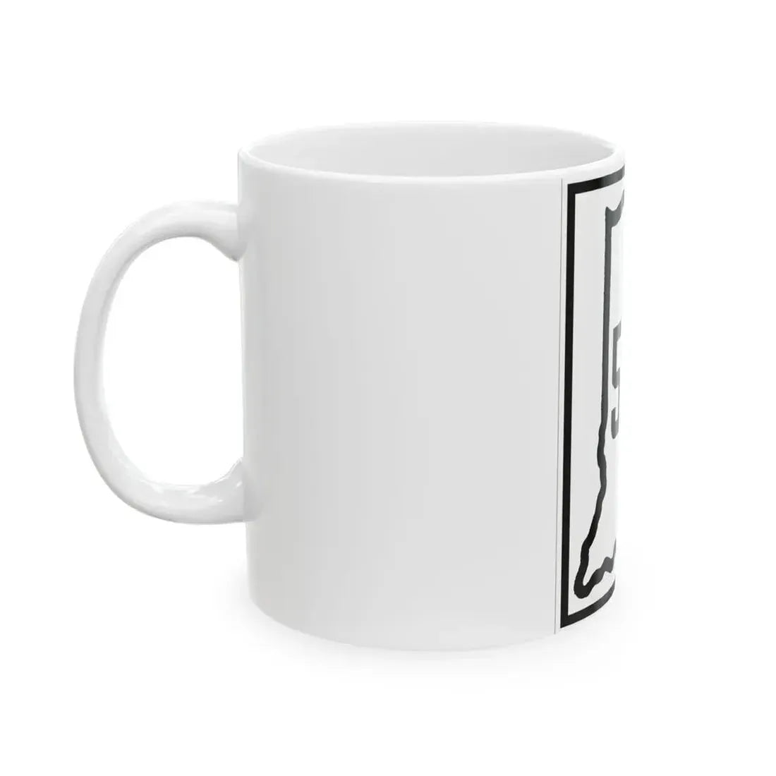 Indiana 527 1926 (Indiana) (Road Sign) White Coffee Mug - Go Mug Yourself