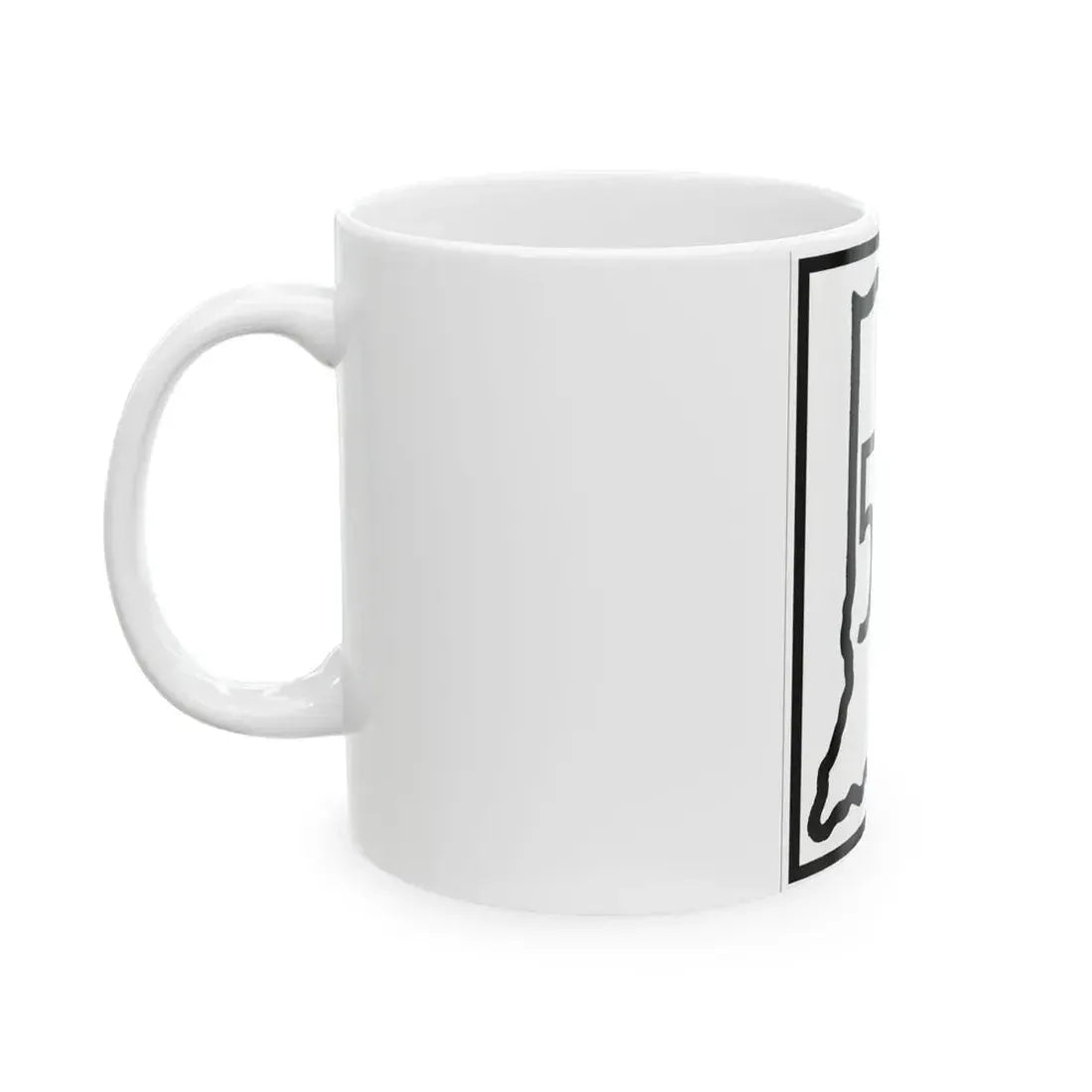 Indiana 534 1948 (Indiana) (Road Sign) White Coffee Mug - Go Mug Yourself
