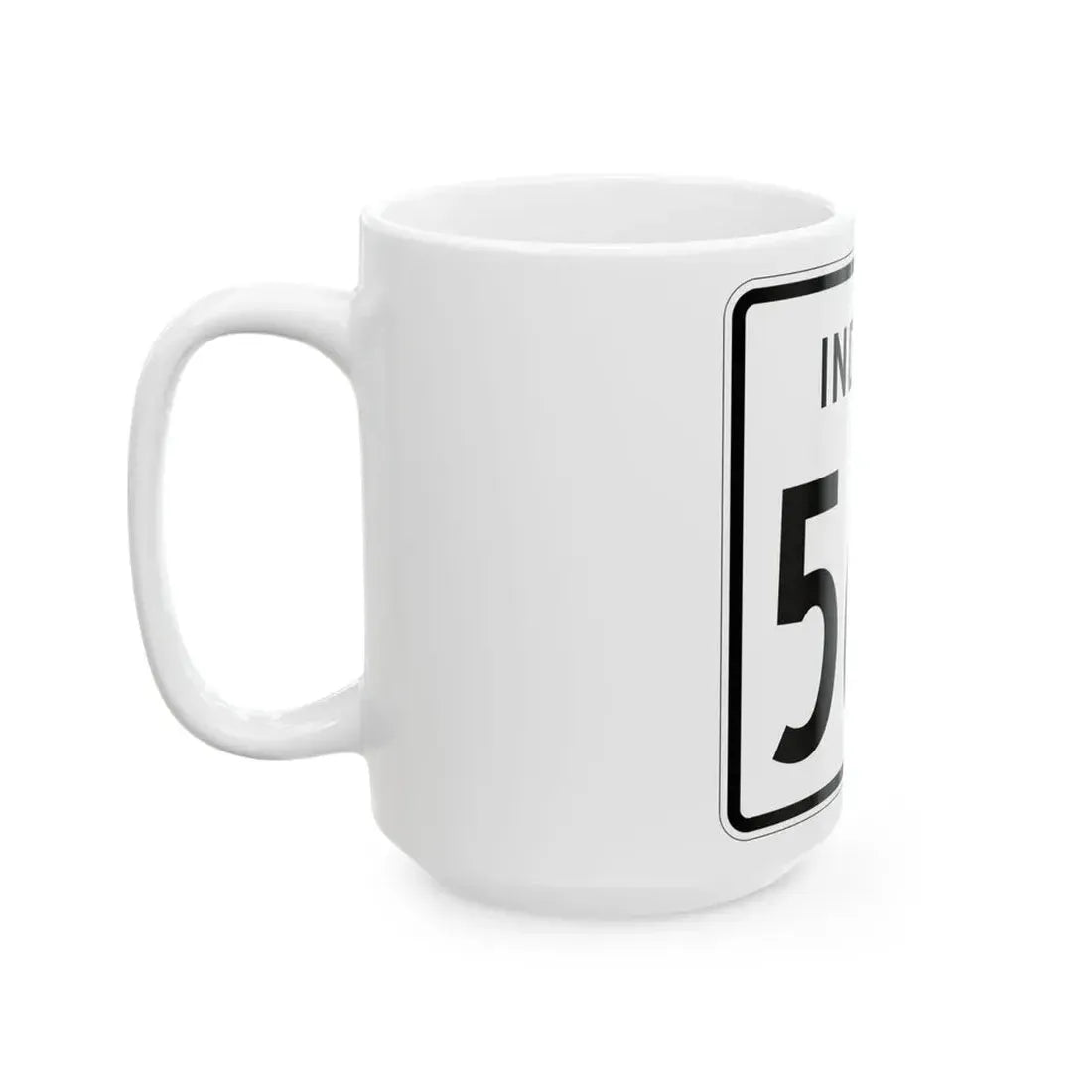 Indiana 562 1955 (Indiana) (Road Sign) White Coffee Mug - Go Mug Yourself