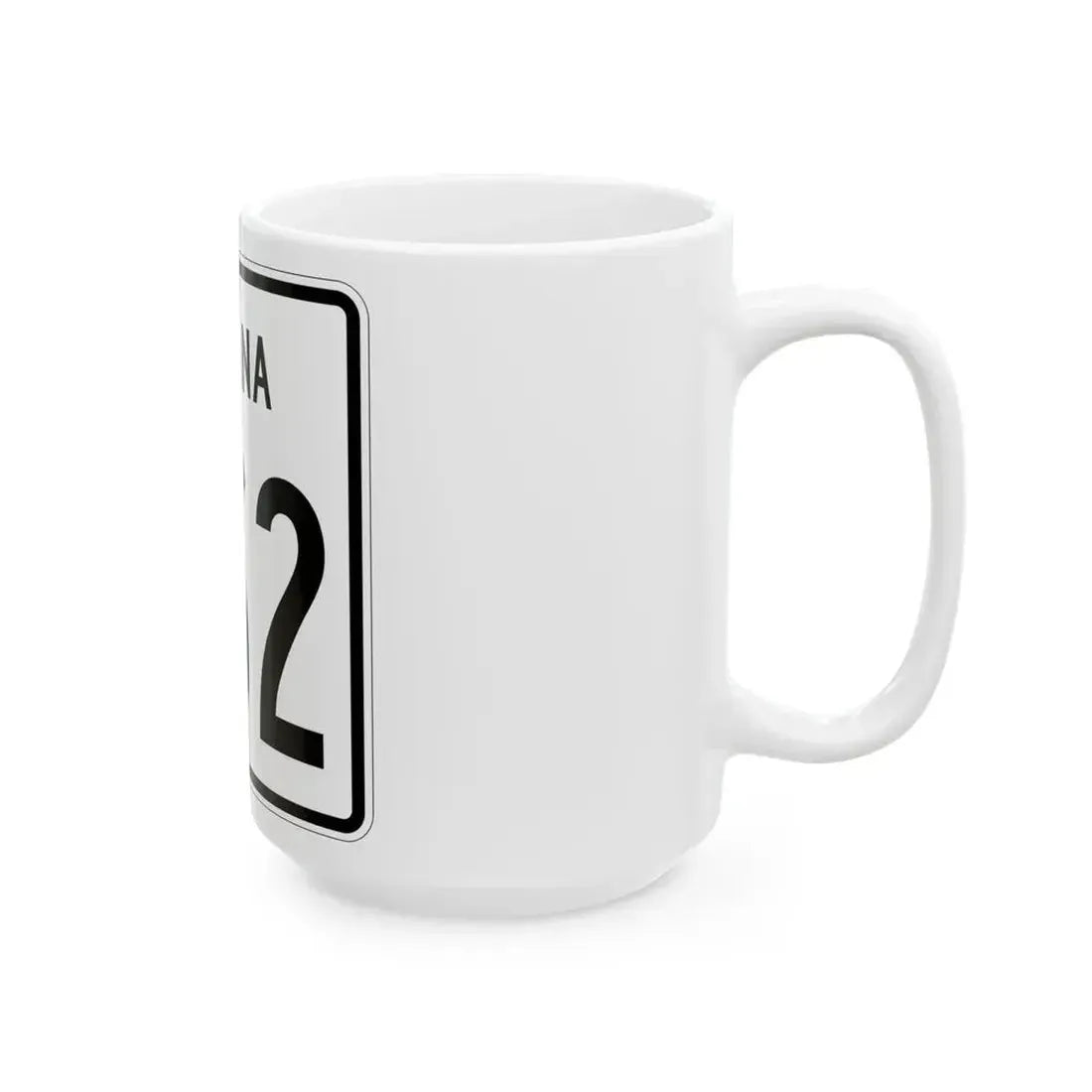Indiana 562 1955 (Indiana) (Road Sign) White Coffee Mug - Go Mug Yourself