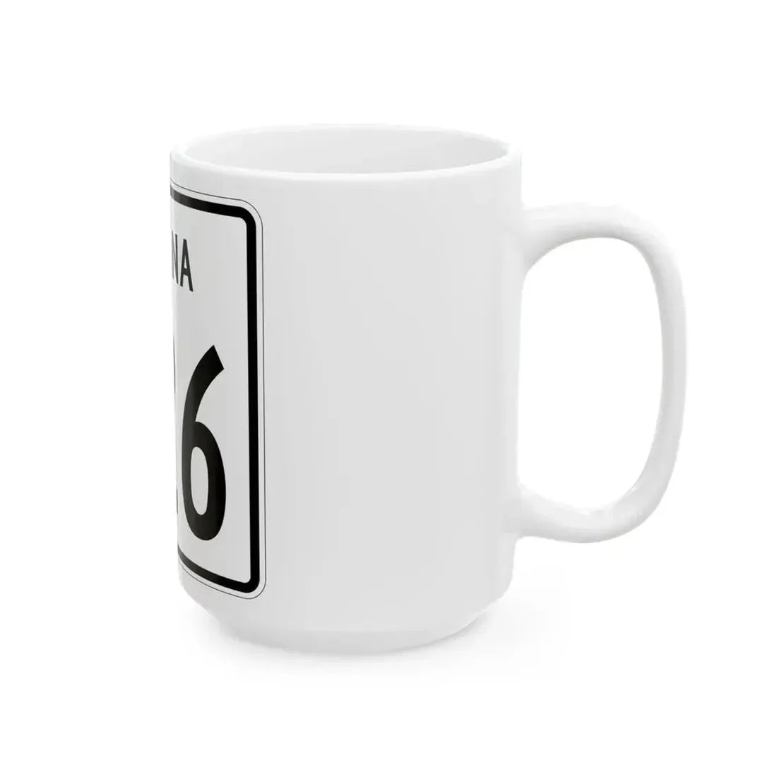 Indiana 726 1955 (Indiana) (Road Sign) White Coffee Mug - Go Mug Yourself