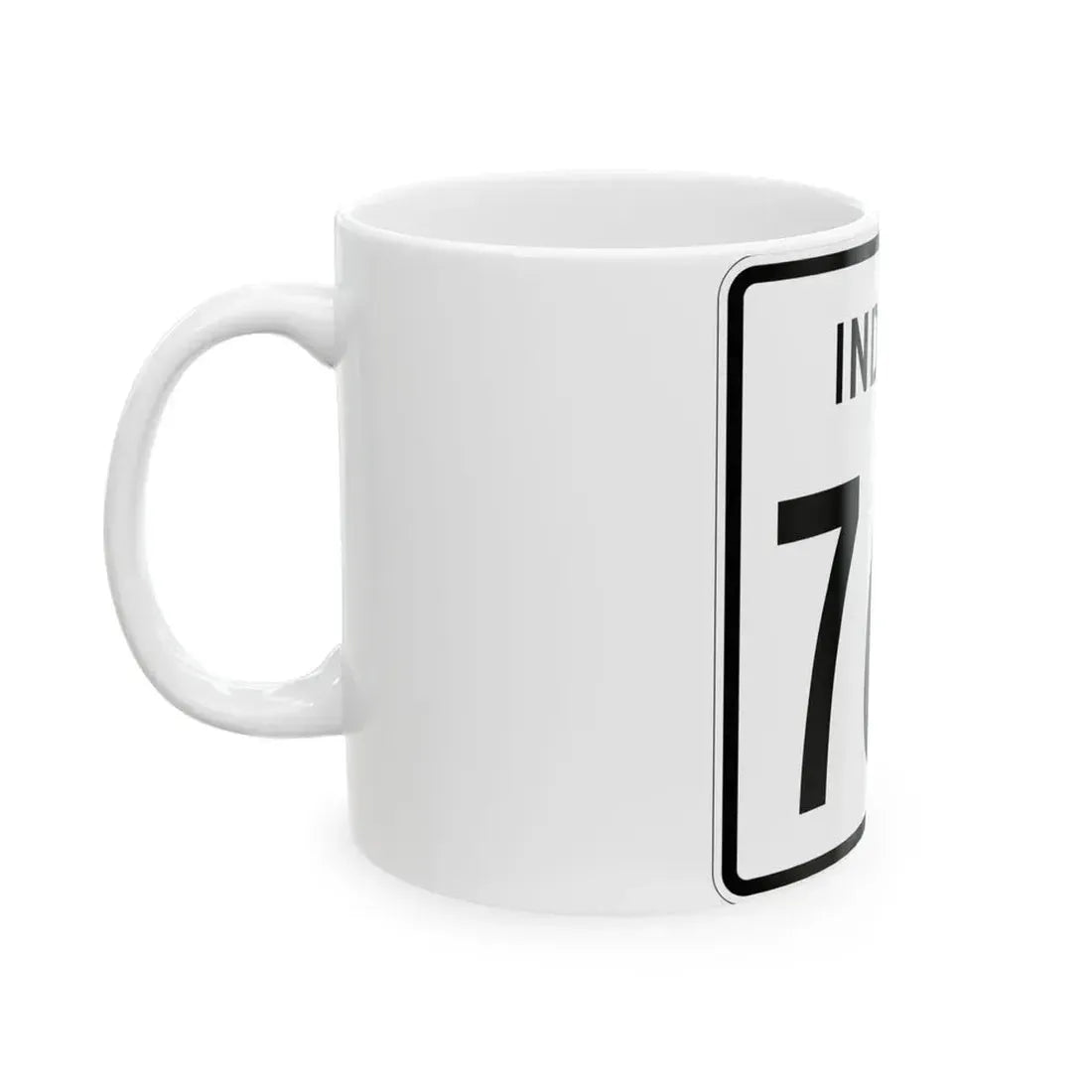 Indiana 762 1955 (Indiana) (Road Sign) White Coffee Mug - Go Mug Yourself