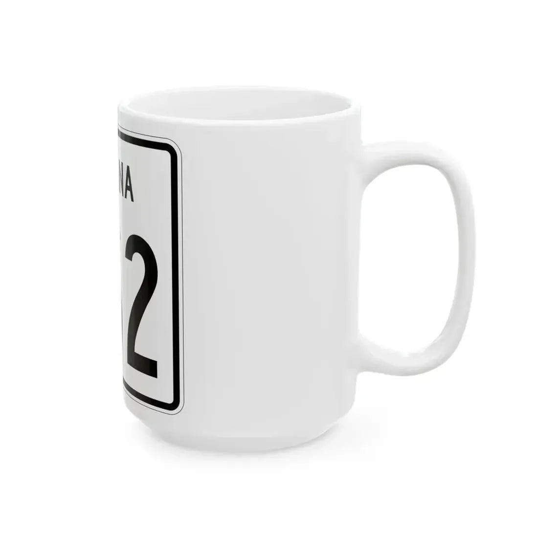 Indiana 762 1955 (Indiana) (Road Sign) White Coffee Mug - Go Mug Yourself