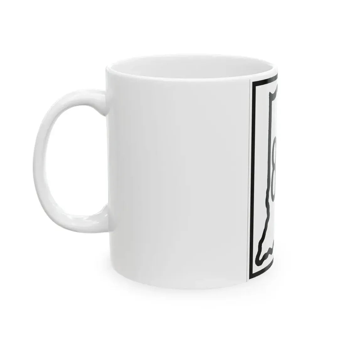 Indiana 829 1948 (Indiana) (Road Sign) White Coffee Mug - Go Mug Yourself