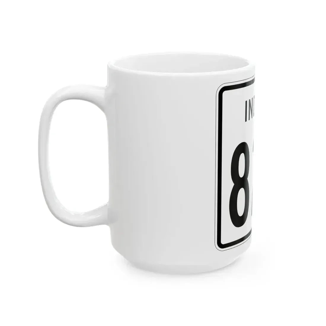 Indiana 829 1955 (Indiana) (Road Sign) White Coffee Mug - Go Mug Yourself