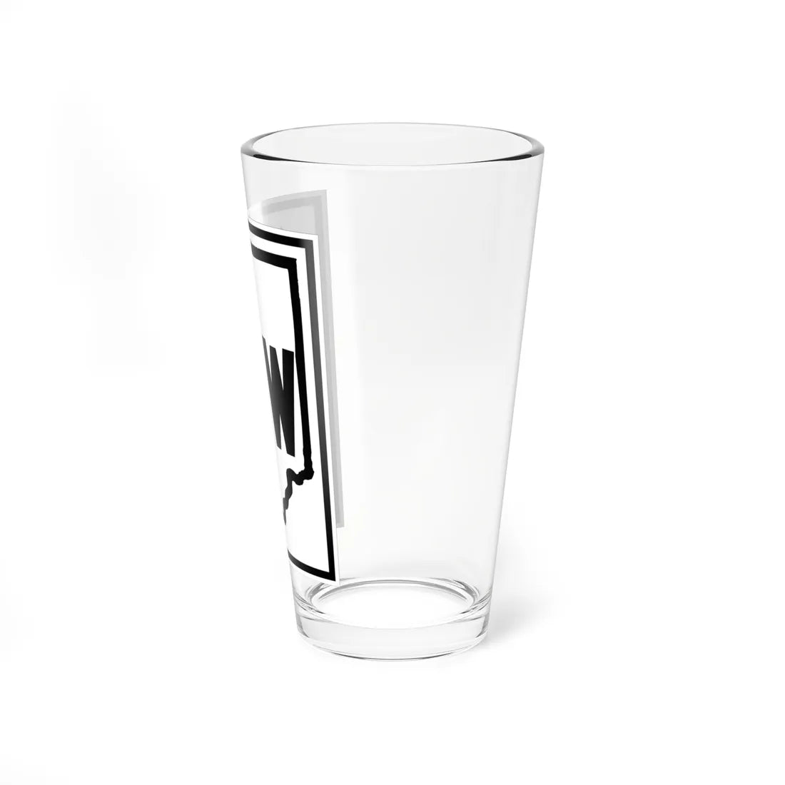 Indiana 9W 1926 (Indiana) (Road Sign) Pint Glass 16oz - Go Mug Yourself