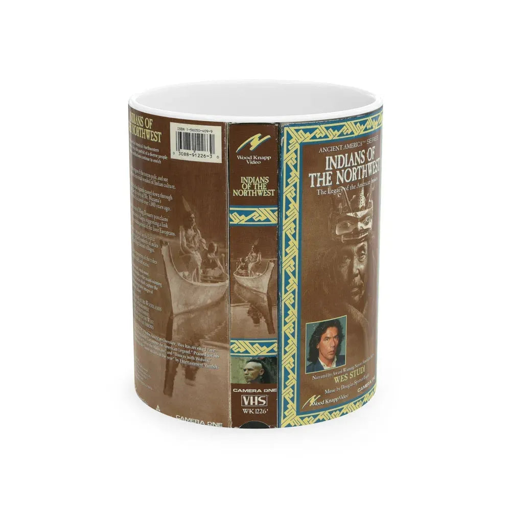 INDIANS OF THE NORTHWEST (VHS COVER) - White Coffee Mug 11oz - Go Mug Yourself
