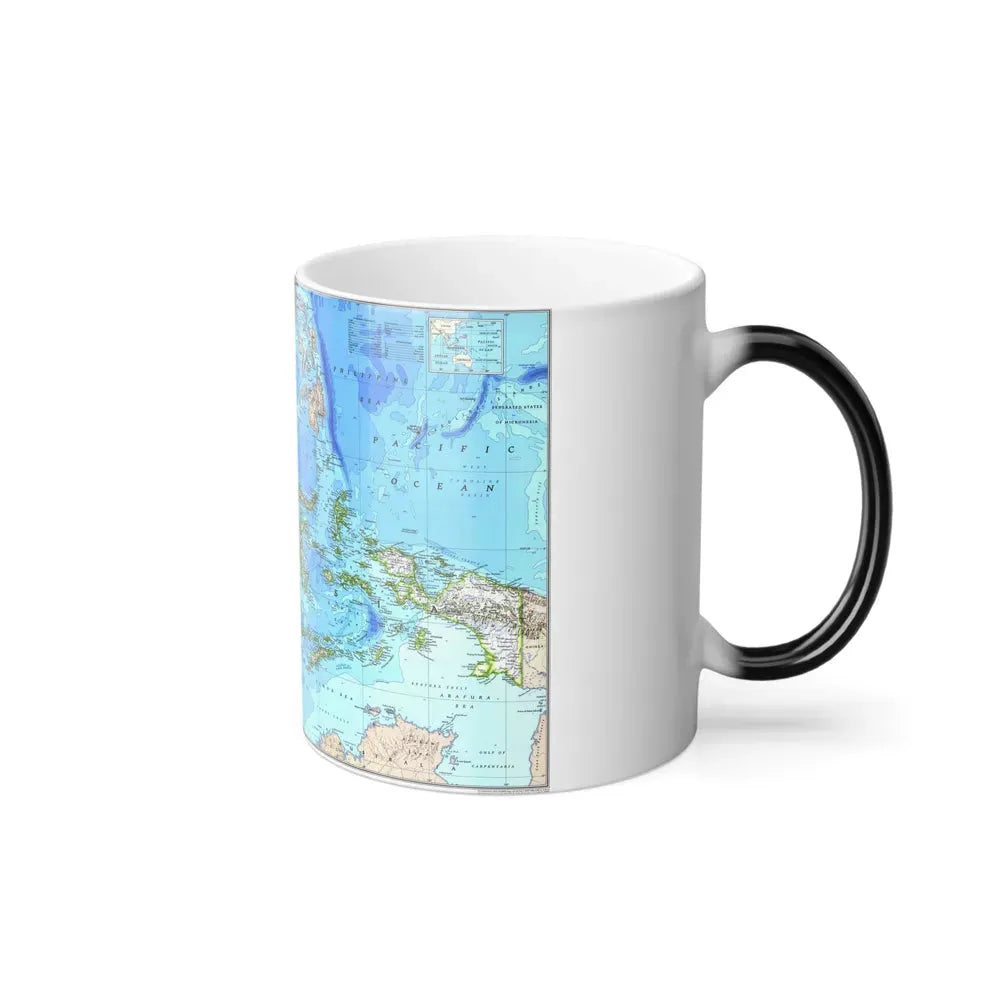 Indonesia 1 (1996) (Map) Color Changing Mug 11oz - Go Mug Yourself