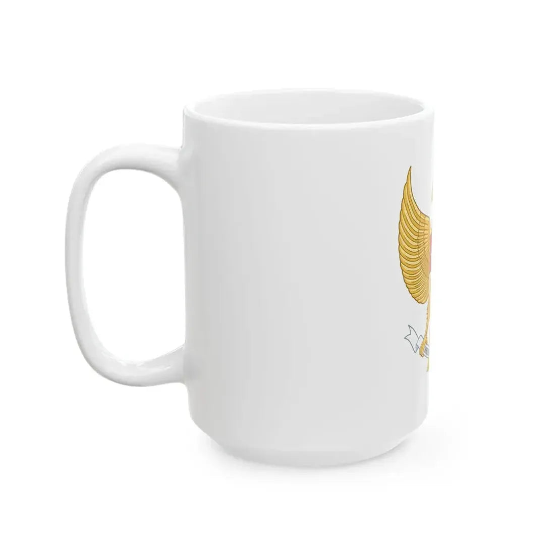 Indonesia coat of arms flag (Indonesia) White Coffee Mug - Go Mug Yourself