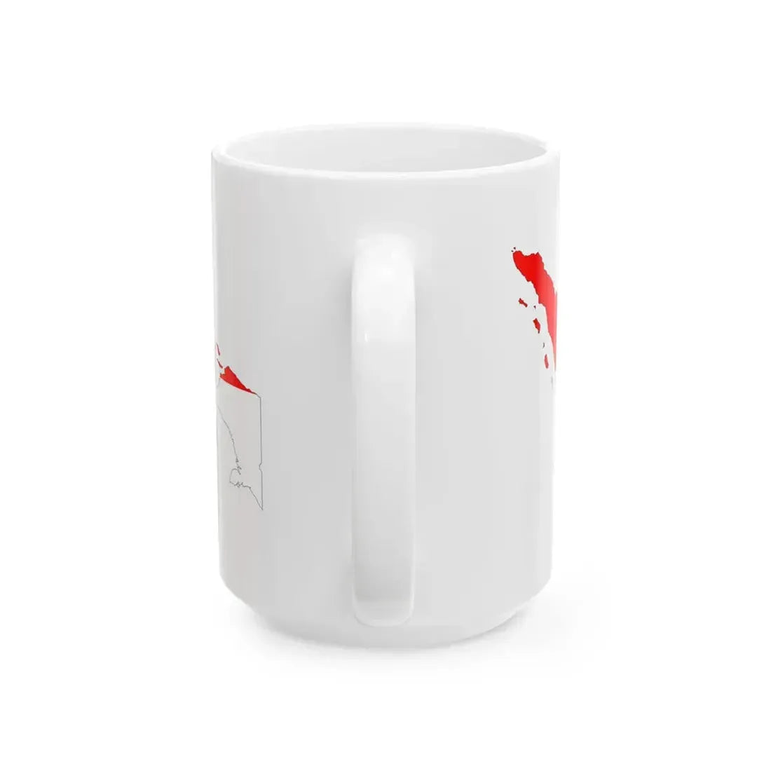 Indonesia Map Flag (Indonesia) White Coffee Mug - Go Mug Yourself