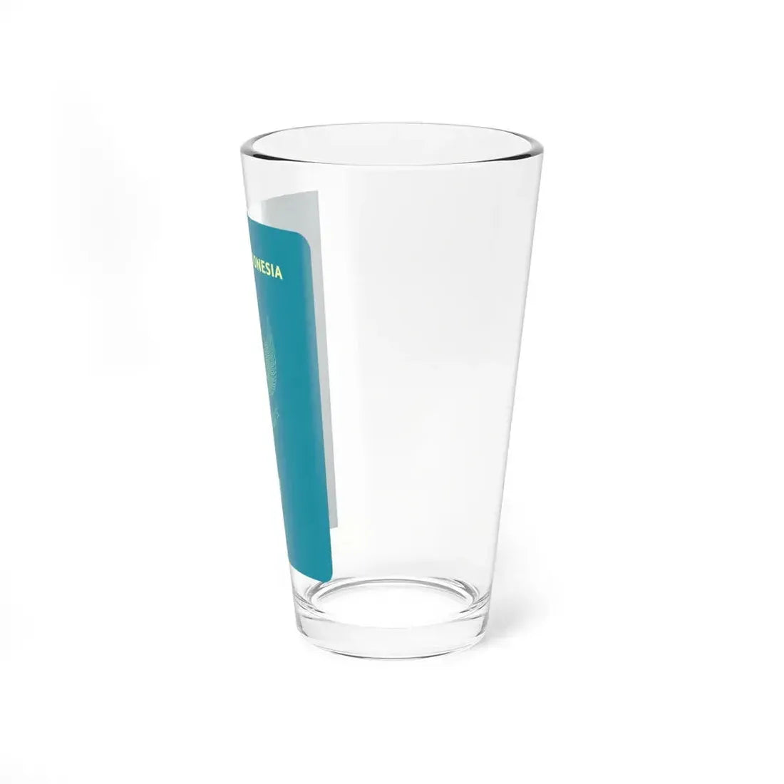 Indonesia Passport - Pint Glass 16oz - Go Mug Yourself