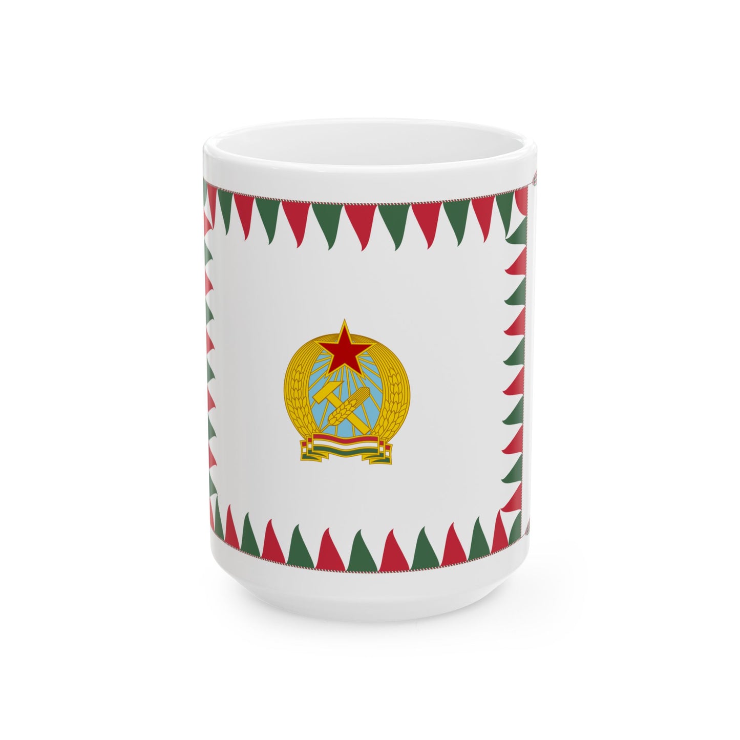 Infantry Colour of the Hungarian Defence Forces 1949-1950 (Hungary) White Coffee Mug-15oz-Go Mug Yourself