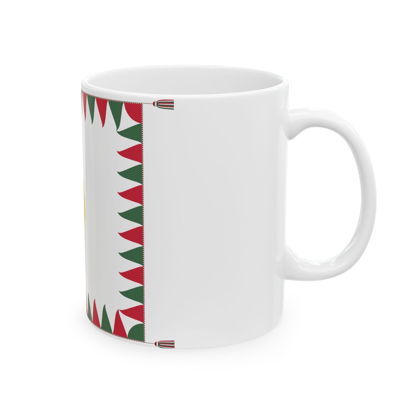 Infantry Colour of the Hungarian Defence Forces 1949-1950 (Hungary) White Coffee Mug-Go Mug Yourself