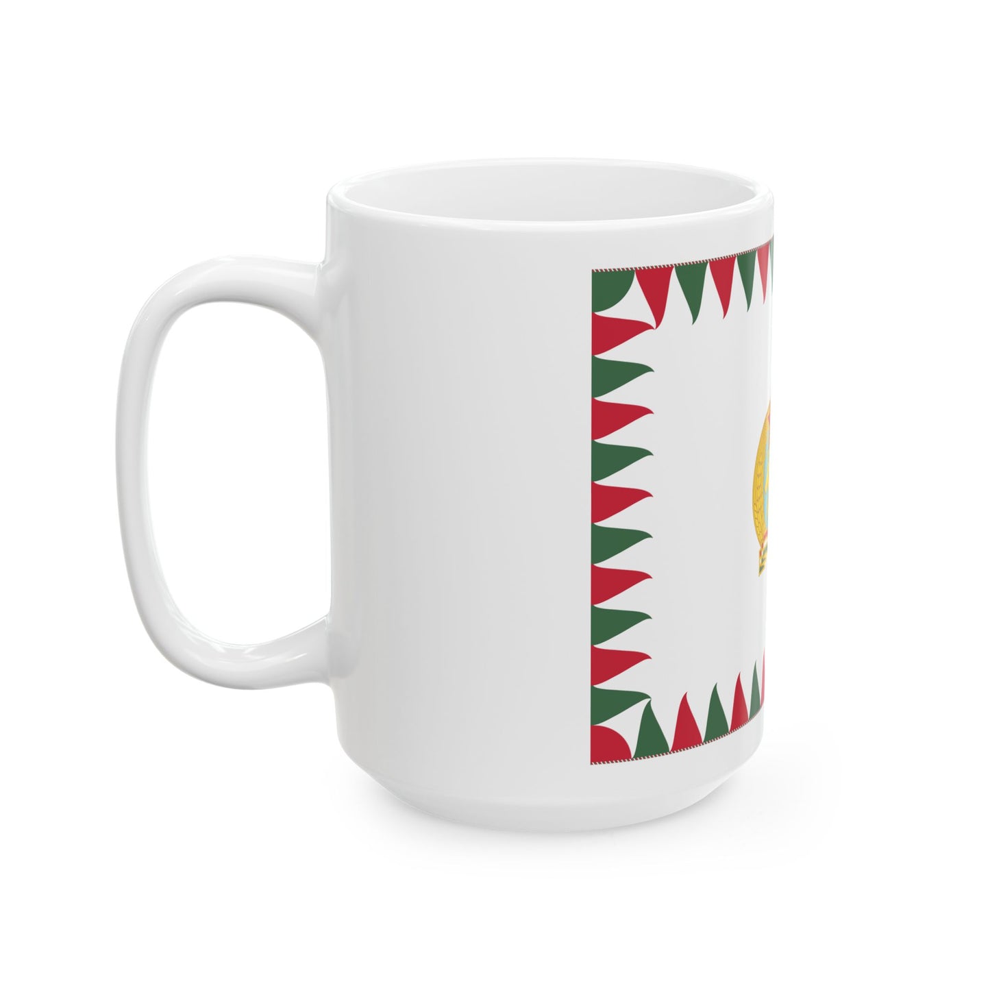 Infantry Colour of the Hungarian Defence Forces 1949-1950 (Hungary) White Coffee Mug-Go Mug Yourself
