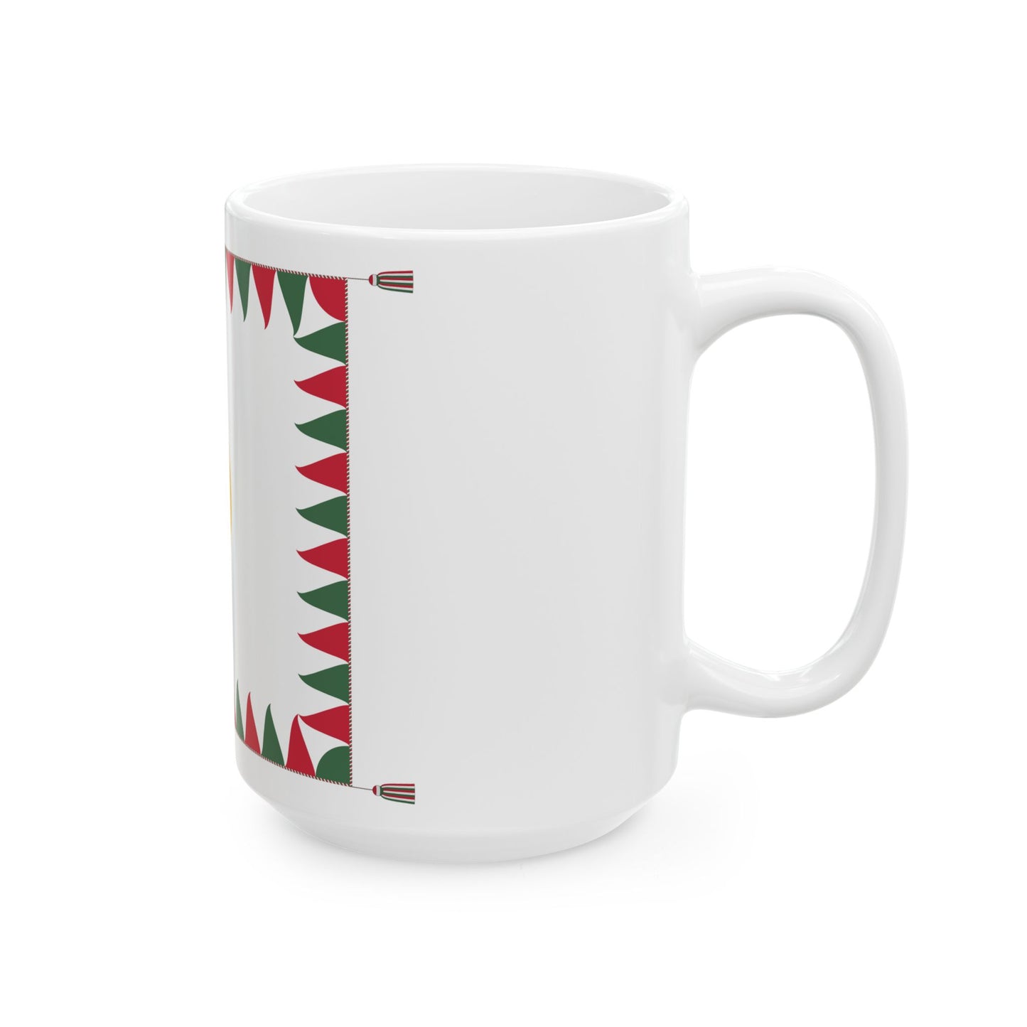 Infantry Colour of the Hungarian Defence Forces 1949-1950 (Hungary) White Coffee Mug-Go Mug Yourself