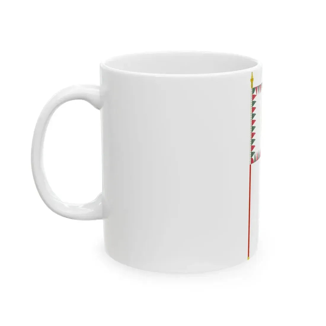 Infantry Colour of the Hungarian Defence Forces 1949-1950 with staff (Hungary) White Coffee Mug - Go Mug Yourself