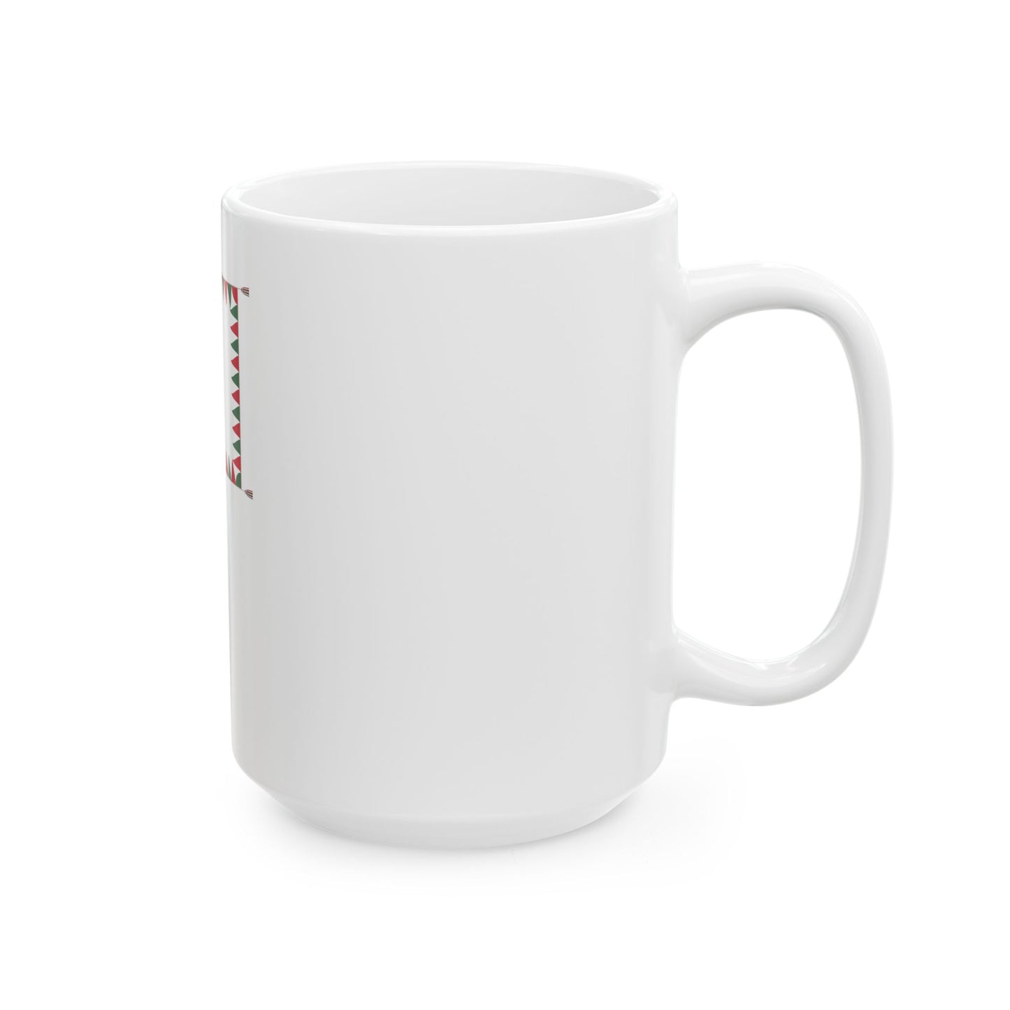 Infantry Colour of the Hungarian Defence Forces 1949-1950 with staff (Hungary) White Coffee Mug-Go Mug Yourself