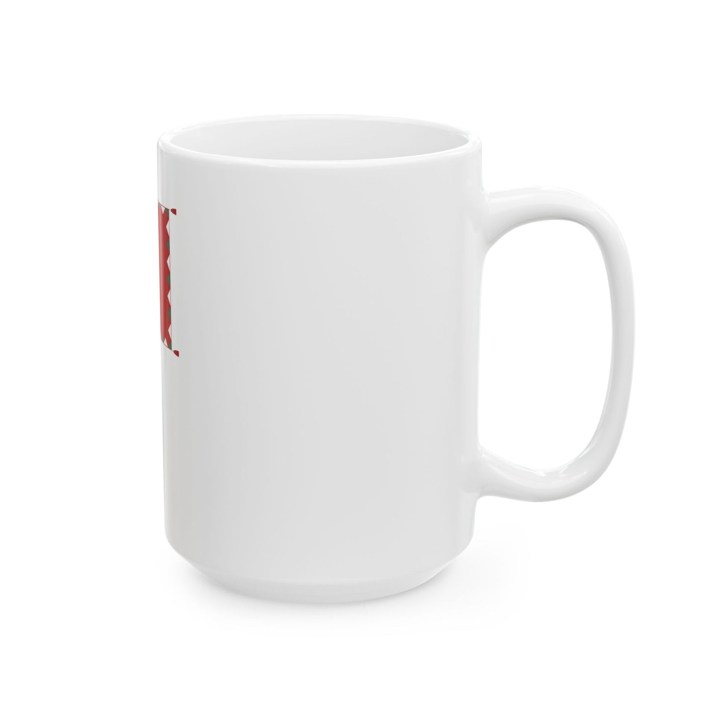 Infantry Colour of the Hungarian Peoples Army 1957-1976 with staff (Hungary) White Coffee Mug-Go Mug Yourself